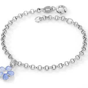 Armband “Ljusblå Blomma” – Pia & Per
