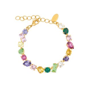Caroline Svedbom “Noelle Statement Bracelet Gold / Festive Combo” – Armband