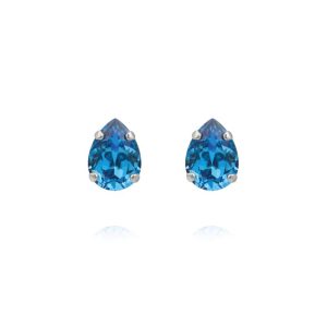 Caroline Svedbom “Amelia Stud Earrings Rhodium / Recreated Ice Blue” – Örhängen