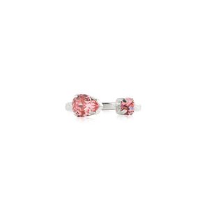 Caroline Svedbom “Amelia Ring Rhodium  / Light Rose” – Ring