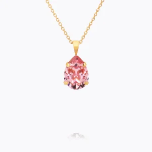 Caroline Svedbom”Mini Drop Necklace Gold/Light Rose-Halsband