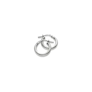 Plain Hoops Small 17 mm | 925 silver