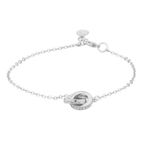 Snö Of Sweden “Connected Chain Bracelet S/Clear”-Armband