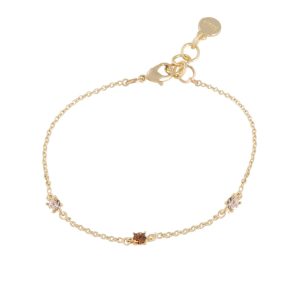 Snö Of Sweden “Noctelle chain brace g/mix champagne”-Armband