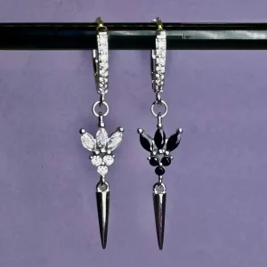 Örhängen - Glamour lång nit