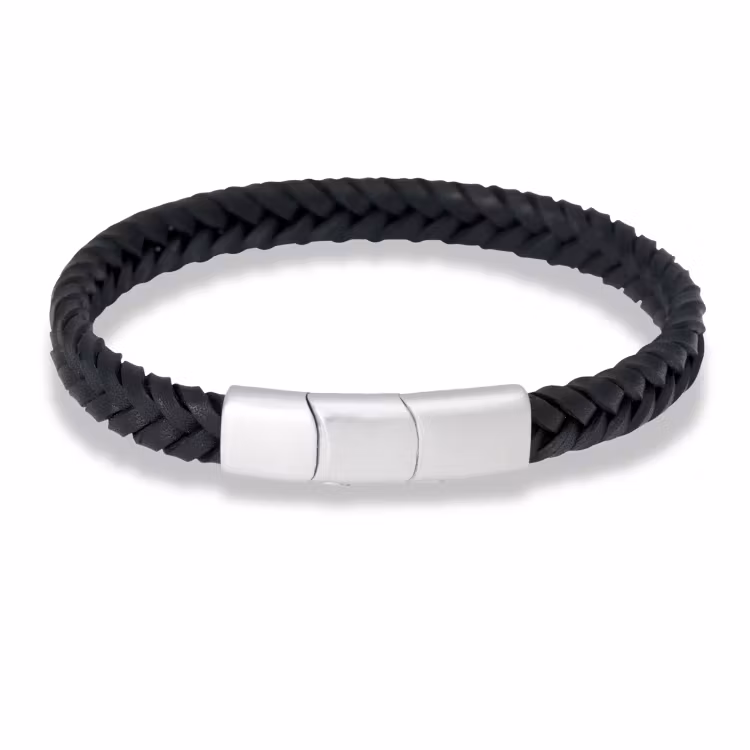 By Billgren “Lloyd Svart Läderarmband” – Armband