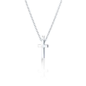 GYNNING “Cross Faith Silver – Halsband