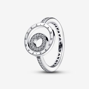 Ring “Pandora Signature Logo Circles Pavé” Pandora