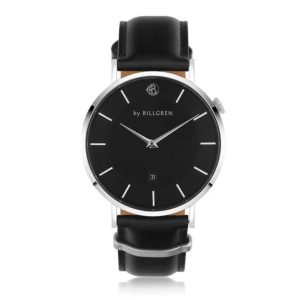 ByBillgren “Douglas Svart/Svart/Stål”Klocka