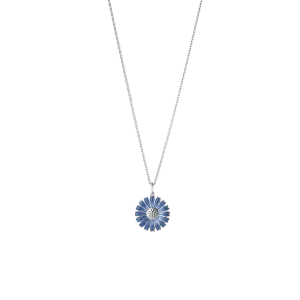 Georg Jensen “DAISY Pendant Blue” Halsband