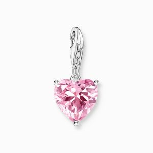 Berlock “Charm-Charm-Hängsmycke Rosa Hjärta” – Thomas Sabo