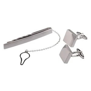 Set “Slipshållare & Manschettknappar Borstat” – DaCapo