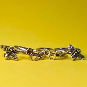 2mm Bee brave ring