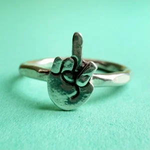 2mm långfinger ring