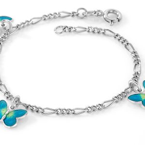 Armband “Turkosa Fjärilar” – Pia & Per