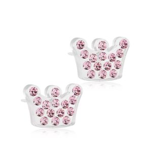 Blomdahl “Brilliance Princess 9mm, Light Rose” -Örhängen