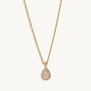 Lily And Rose “Bianca Necklace Gold Crystal” – Halsband