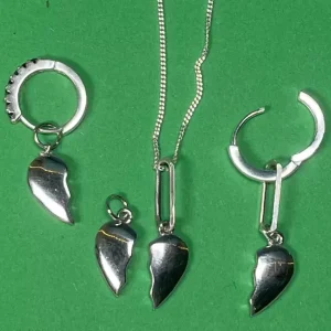 Berlock - Chunky heart half