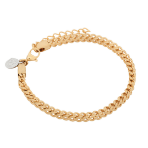 By Billgren”Stållänk Guld” – Armband