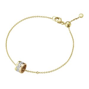 Georg Jensen “Fusion 18k Rosé, Guld, Vitguld, Diamant 0.11 ct” – Armband