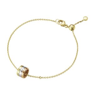 Georg Jensen “Fushion 18k Rosé, 18k Guld, 18k Vitguld, 0,02 ct Diamant” – Armband