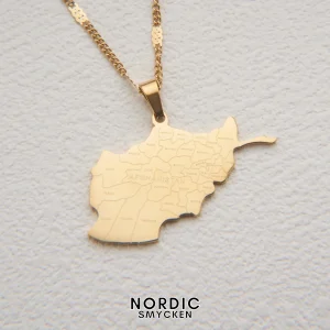 Afghanistan Halsband - Guld/Silver