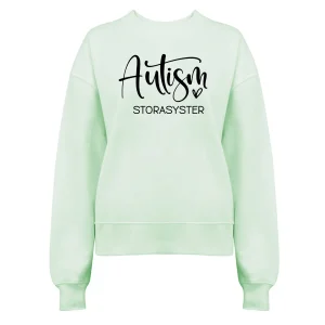 Autism Storasyster - Damtröja 💜 En Syster att vara Stolt över – Sprid Autismmedvetenhet!