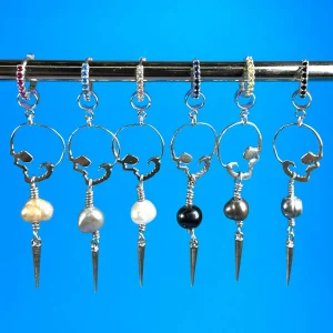 2.0 Örhänge - Dödskallar & Pärlor