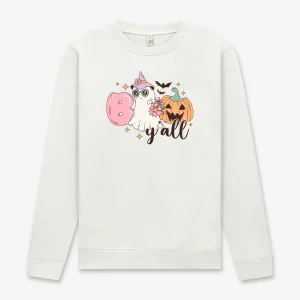 Boo Y’all Halloween Tröja – Mysig sweatshirt med Halloween-tryck