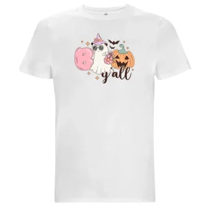 Boo Y’all Halloween T-shirt – Trendig Halloween t-shirt för vuxna