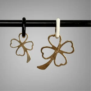 Fyrklöver - guldörhänge