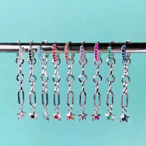 Örhänge - Långa stjärnskott