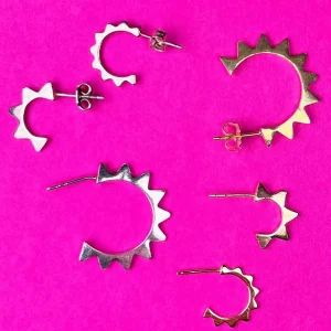 Stiftörhänge - Spetsiga Nitar