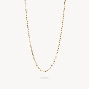 Halsband “Paperclip guldpläterad Charm Club Connect” – Thomas Sabo