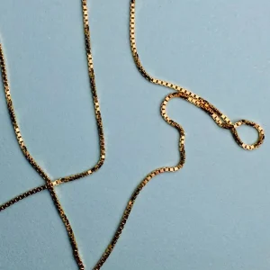 Kedja - Guldpläterad venezia