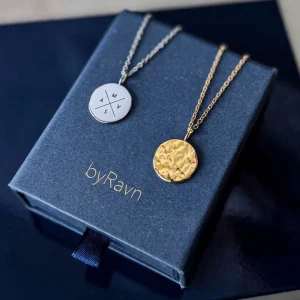 MOON - halskedja med kryss (15mm)