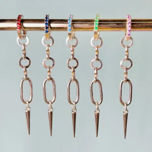 Örhängen - Långa runda niten