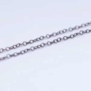 Oxiderad ankarlänk- Permanent Jewelry