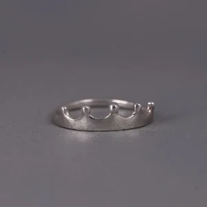 Prinsesskrona - silverring