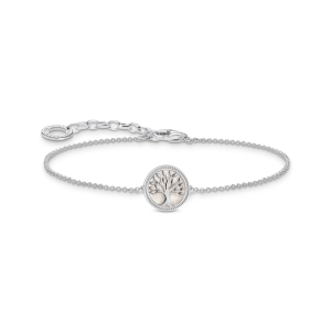 Armband “Livets Träd Vit Emalj Silver” – Thomas Sabo