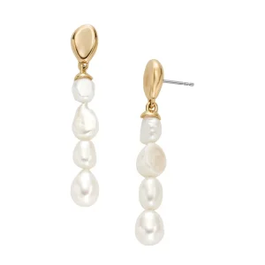 Skagen “Pearl earrings med guld pärla” – Örhängen