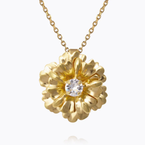 Caroline Svedbom “Blossom Necklace Gold / Crystal” – Halsband