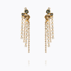 Caroline Svedbom “Amy Earrings Gold / Black Golden Combo” – Örhängen