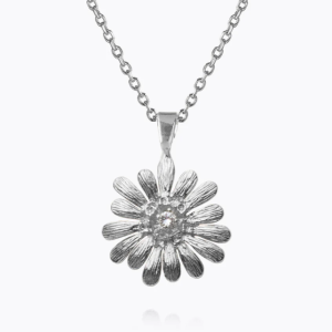 Caroline Svedbom “Daisy Necklace Rhodium / Crystal” – Halsband