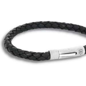 Armband “Silver/Läderarmband Flätat” – Nobel