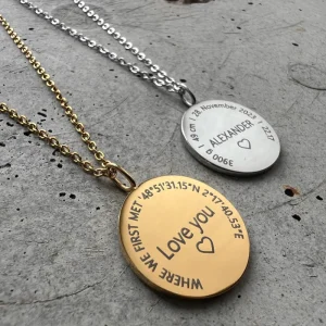 SIA - halskedja - Circle of Love (19 mm)