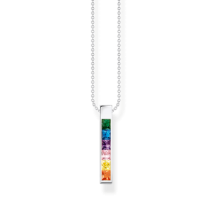 Halsband “Stenar I Färg” Silver – Thomas Sabo