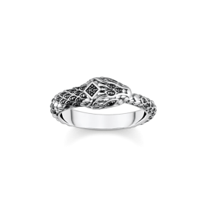 Ring “Svärtat Orm” Silver – Thomas Sabo
