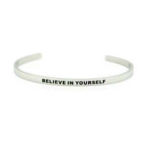 Armband “Believe In Yourself-Stål”