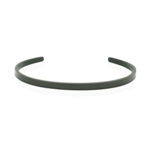 Armband “Slät – Valfri gravyr – Svart”